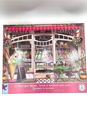 Ceaco Ice Cream Shop Window 2000pc Puzzle